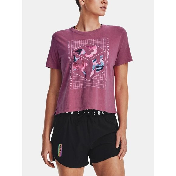 NWT Under Armour Run Anywhere - Pace Pink/Black - women´s Size M - Picture 1 of 9